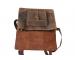 Mens Business Briefcase Crazy Horse Leather Shoulder Messenger Portfolio Bags 