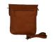 Buffalo Leather Messenger Bag In Vintage Style