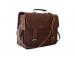 Men Briefcase Goat Leather Laptop Shoulder Bag Office Messenger Tote