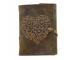 Handmade Soft Leather Journal Love Heart Sketchbook & Notebook Day Planner Best Gift For Unisex