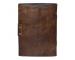 God Eye Design Handmade Leather Journal Side Stitching Writing Journals Diary Handmade Recycled Cotton 120 Blank Pages