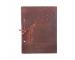 Genuine Embossed Handmade Soft Leather Journal Writing Feather Design Journals Diary Handmade Recycled Cotton 120 Blank Pages