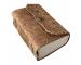 Vintage Brown Journal Bound Antique Garden Flower Embossed Leather Journal