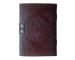 Hamsa The Five Finger Embossed Notebook Brown With Antique Two Color And Handmade Unlined Cotton Paper Best Gift For Men And Women