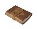 Antique Soft Leather Journal Handmade Heart Embossed Antique Design Notebook & Sketchbook Sketchpad