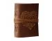 Soft Leather Journal Diary Celtic Heart Embossed With Handmade Notebook & Sketchbook