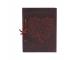 Wholesaler Handmade Soft Leather Journal Writing Bound Heart Embossed Journals Diary Handmade Recycled Cotton 120 Blank Pages