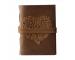 Antique Soft Leather Journal Handmade Heart Embossed Antique Design Notebook & Sketchbook Sketchpad