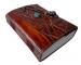 New Handmade Genuine Antique Shape Single Eye Stone Leather Journal Antique Diary