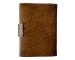 Handmade Antique Genuine Leather Single Eye Stone Leather Journal Antique Diary Spell Book Of Shadows Notebook Handbook Leathers Book For Gift 7x5 Cotton Paper 240