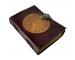 Tree of life Antique Handmade Deckle Edge Paper Yellow With Brown Embossed Vintage Leather Journal 200 Sketchbook Book Of Charmed Spell