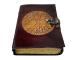 Tree of life Antique Handmade Deckle Edge Paper Yellow With Brown Embossed Vintage Leather Journal 200 Sketchbook Book Of Charmed Spell