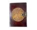 Tree of life Antique Handmade Deckle Edge Paper Yellow With Brown Embossed Vintage Leather Journal 200 Sketchbook Book Of Charmed Spell