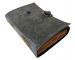  Embossed Wolf Face With Stone Leather Journal