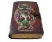 HANDMADE LEATHER JOURNAL OWL PRINTED BOOK OF SHADOWS WITCH CRAFT JOURNAL LEATHER GRIMOIRE MAGICAL BOOK LOCK WITH CLASP MADE OF UNIQUE FOR LOVED ONCE
