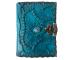 Hocus-Pocus-Wicca-Wiccan-Antique-Blue-Leather-Neo-Pagan-Leather-Journal-Spell-Book-Of-Shadows-Sketchbook-Drawing-Scrapbook-Blank-Unlined-Paper