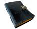Wholesaler Handmade Grimoire Fire Dragon Black Leather Journal Book Of Shadows Leather Not