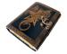 Wholesaler Le Cuir Pentacle Dragon Pentagram Wicca Wiccan Antique Leather Pagan Star Embossed Leather Journal, Spell Book Of Shadows Sketchbook Drawing Scrapbook, Blank Unlined Pap