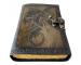 Vintage Women Sketchbook Dragon Large Book Of Shadows Star Pentagram Journal Leather Journal For Deckle Old Pages Blank Books