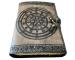 Magic Of Spell Wiccan Sketchbook Deckle Old Pages Journal Leather Pentagram For Women Vintage Book Of Shadows Celtic Blank Books