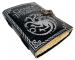 Antique Style Genuine Leather Front Embossed From The Famous Game Of Thrones Very Special Vintage Look Leather Journal