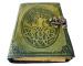 Leather Journal Book Of Shadows Green Spell Book Big Life Journal For Writing For Women Sketchbook Prayer Antique Bound Journal