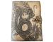 Handmade Leather Dragon In Antique Journal Notebook Diary For Men & Women, Full Genuine Leather Diary With Hand Made Paper