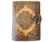 Antique Handmade Deckle Edge Paper Leather Sketchbook Book Of Charmed Spell Mandala Embossed Vintage Leather Journal 240 Pages