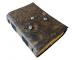 Antique Ouija Leather Journal With Three Eyes Spooky Spell Book Of Shadows With Astonishing Design Handmade Leather Deckle Edge Paper For Gift And Daily Use Notebook Sketchbook 7x5