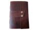 Buffalo Handmade Soft Leather Journal Bound Strap Leather Writing Journals Diary Handmade Recycled Vintage Deckle Paper 100 Blank Pages