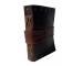Antique Vintage Leather Journal Bound With Belt Wrap Antique Style Leather Journal