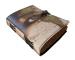 Wholesaler Handmade World Map Printed Vintage Spell Book Of Shadows Leather Journal