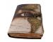 Wholesaler Handmade World Map Printed Vintage Spell Book Of Shadows Leather Journal With C Lock Best Gift For Christmas, New Year, Men, Women Deckle Edge Paper 200 Pages Notebook S