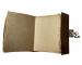 vinatge Genuine Leather Antique Shape Single Eye Stone Leather Journal Antique Diary Spell Book Of Shadows Notebook Handbook Leathers Book For Gift 7x5 Cotton Paper 240