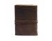 Leather Journal Notebook - Handmade Vintage Leather Bound Journals For Men And Women - Kraft Lined Paper 240 Pages, Leather Book Diary Pocket Notebook, Brown