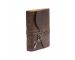 Leather Journal Notebook - Handmade Vintage Leather Bound Journals For Men And Women - Kraft Lined Paper 240 Pages, Leather Book Diary Pocket Notebook, Brown