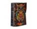 Leather Printed Journal Notebook Handmade Owl Print Design Vintage Deckle Edge Paper Journals For Men And Women - Craft Unlined Paper 200 Pages, Sketchbook & Notebook