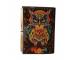 Leather Printed Journal Notebook Handmade Owl Print Design Vintage Deckle Edge Paper Journals For Men And Women - Craft Unlined Paper 200 Pages, Sketchbook & Notebook
