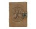 Soft Leather Journal Handmade Design Round Tree Of Life Notebook