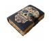 Handmade Journal Vintage Design Skull Day Of The Dead Leather Print 120 Deckle Edge Vintage Paper Notebook & Sketchbook