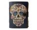 Handmade Journal Vintage Design Skull Day Of The Dead Leather Print 120 Deckle Edge Vintage Paper Notebook & Sketchbook