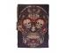 Handmade Journal Vintage Design Skull Day Of The Dead Leather Print 200 Deckle Edge Vintage Paper Notebook & Sketchbook