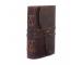Straps Bound Handmade Soft Leather Journal Antique Design For Unisex Use Diary Recycled Cotton Unlined 120 Blank Pages