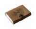 Soft Leather Journal Handmade Round Tree Of Life Embossed Antique Design Notebook & Sketchbook