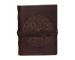 Tree Of Life Handmade Leather Journal Both Side 240 Cotton Recycled Paper Leather Strap Bound Leather Writing Journals Diary