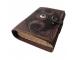 Triple Moon Design Leather With Witch Third Eye Journal Antique Handmade Notebook Blank Spell Book Journal Diary 200 Deckle Old Pages