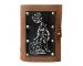 Wolf Leather Journal Book Of Shadows Antique Design Notebook Journal For Unisex Unlined Deckle Edge Paper 200 Pages, Leather Blank Book