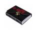 Leather Journal Handmade Notebook Double Color Howl Wolf Design Embossed