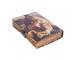 Wolf Leather Cover Printed Style Design Handmade Journal 200 Deckle Edge Vintage Paper Notebook & Sketchbook