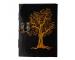 Leather Journal Handmade Notebook Tree Of Life Double Color Design Embossed Craft Unlined Paper Journals For Unisex Book Of Shadows